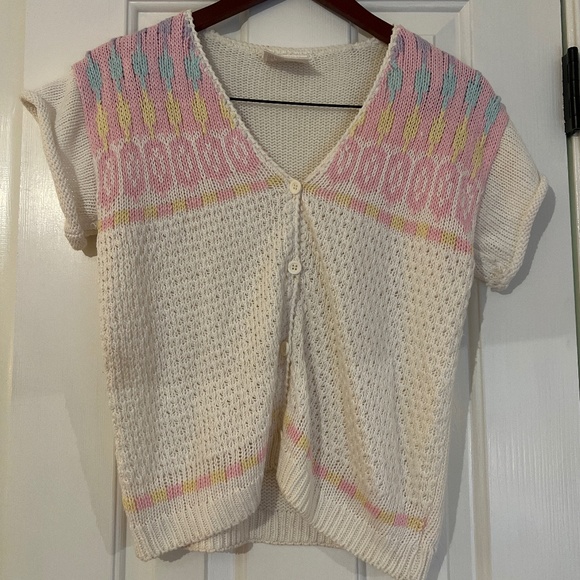 One Step Up Sweaters - Vintage One Step Up Sweater Cardigan Size M